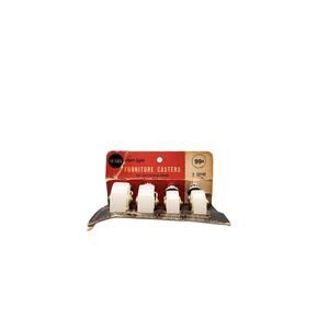 Sears 4-Furniture Casters Metal/ Plastic Original Package #73742